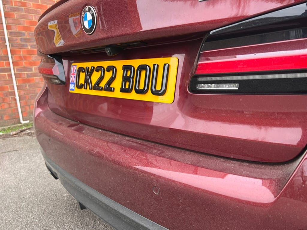 4d Gel Number Plate in Hounslow - PlateBoss