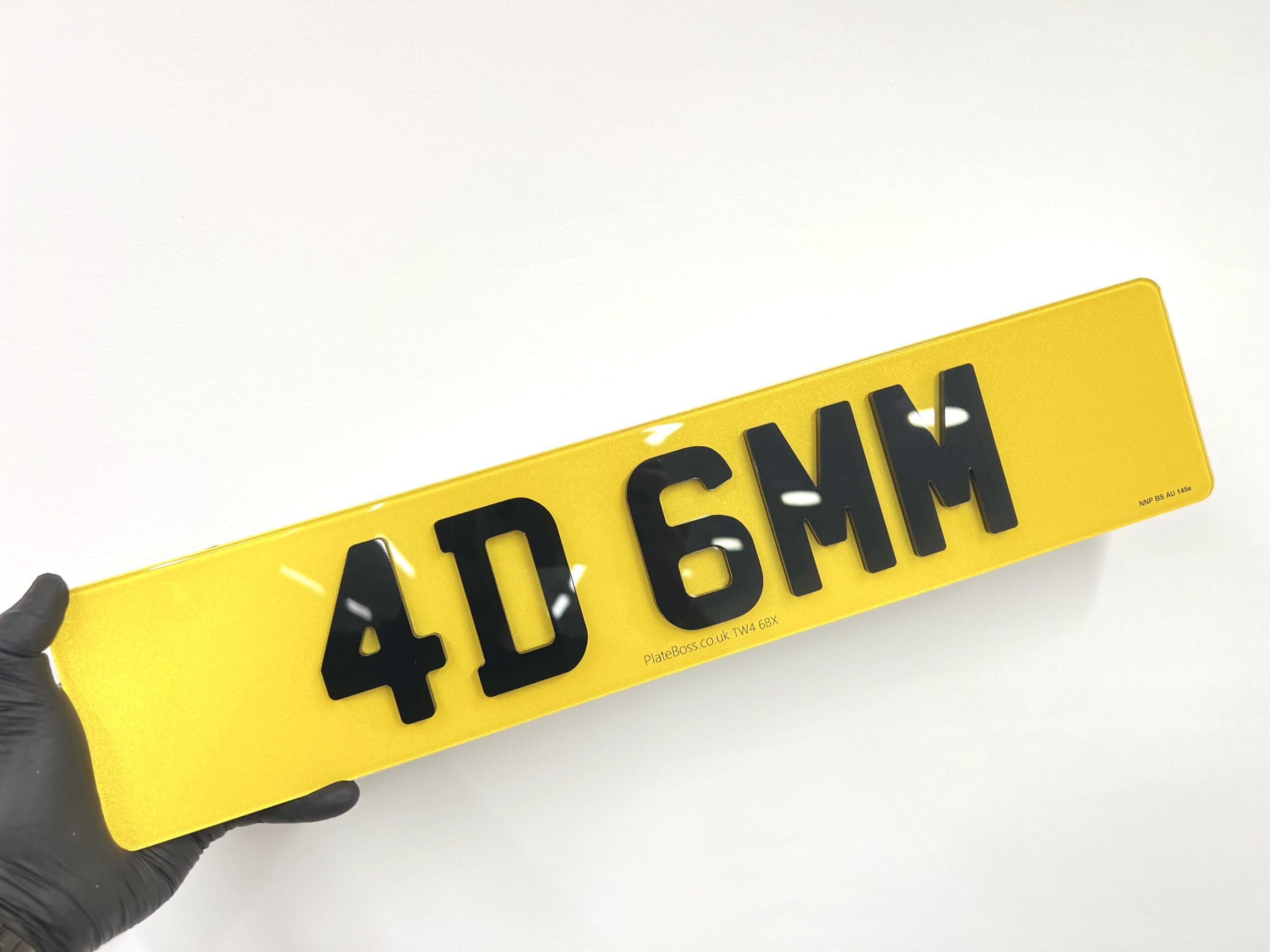Buy 4D 6mm Number Plates